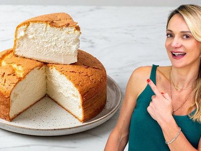 Bolo Algodão com 3 Ingredientes sem Farinha de Trigo