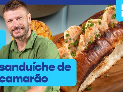 Sanduíche de camarão