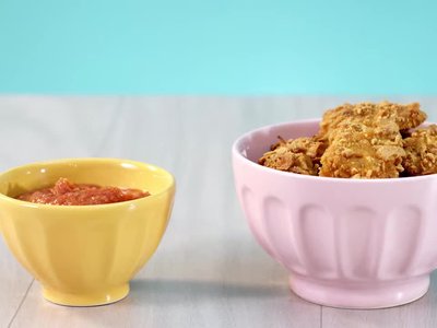 Receita de Nugget de Frango com Ketchup de Goiaba