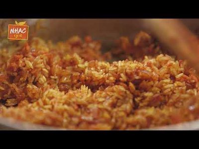 Arroz com frango espanhol