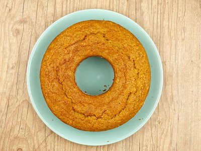 Bolo de Abóbora com Coco de Liquidificador