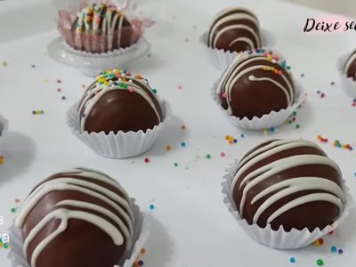 Receita de Bombom de Leite Ninho