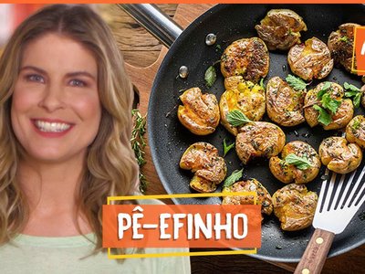Batatas ao Murro com Espinafre Refogado