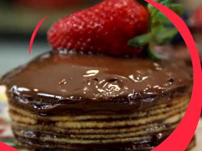 Receita de Bolo de Crepe