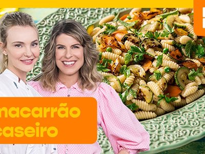 Macarrão Cavatelli caseiro com dois ingredientes