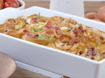 Receita de Macarrão de Forno Recheado