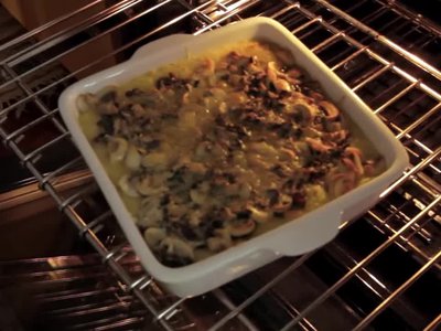 Receita de Polenta com Cogumelos