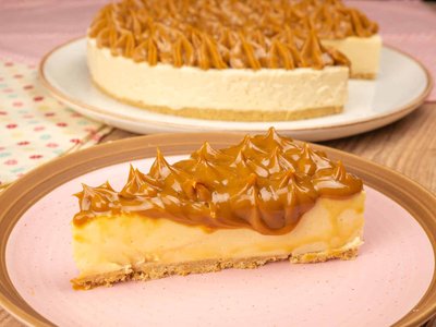 Cheesecake de Doce de Leite sem forno