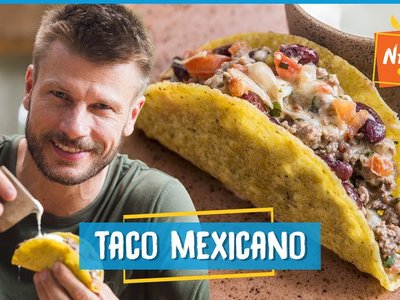 Taco Mexicano com Chilli de Carne e Sour Cream