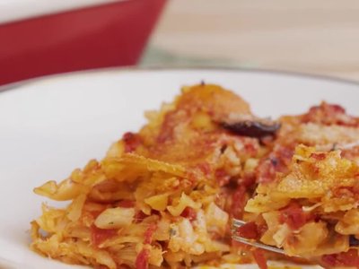Receita de Lasanha de bacalhau
