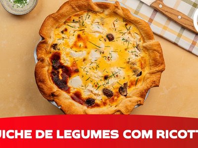 Quiche de Legumes com Ricotta