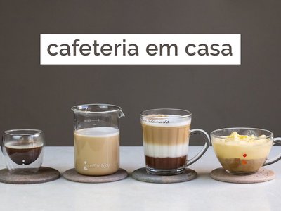 4 Receitas Clássicas de Cafeteria: Macchiato, Latte, Mocha e Affogato