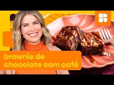 Brownie de chocolate com café
