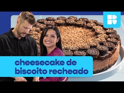 Cheesecake de biscoito recheado
