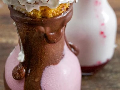 Receita de Milkshake de Cupcake