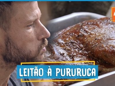 Porco à pururuca (leitão marinado)