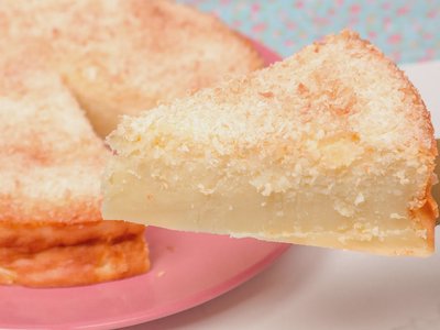 Bolo Cremoso De Coco Com Leite Condensado de Liquidificador