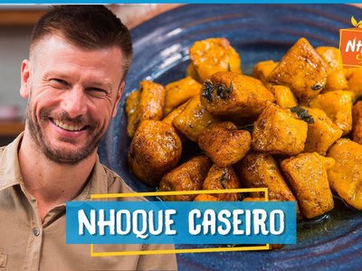 Nhoque Caseiro de Abóbora com Manteiga de Ervas