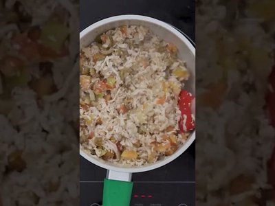 Escondidinho de frango com polenta
