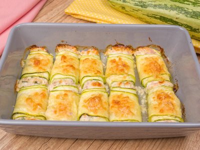 Rolinhos de Abobrinha com Cream Cheese