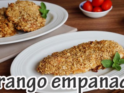 Filé de Frango Empanado com Aveia