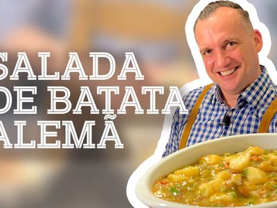 Salada de Batata à Moda Bávara (Kartoffelsalat)