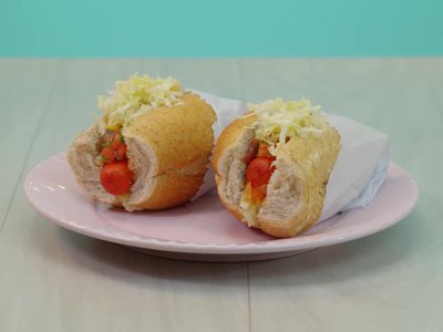 Receita de Cachorro Quente de Frango