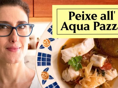 Peixe all'Acqua Pazza (Peixe ao Molho de Tomate e Vinho Branco)
