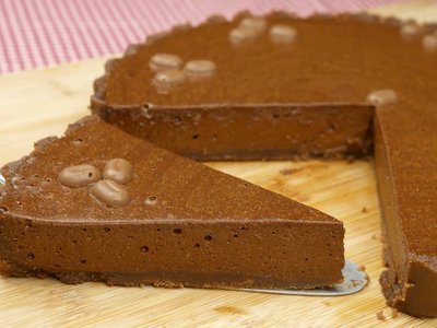 Torta Mousse de Chocolate com Café