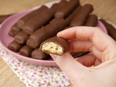 Palitinhos de Chocolate de Padaria