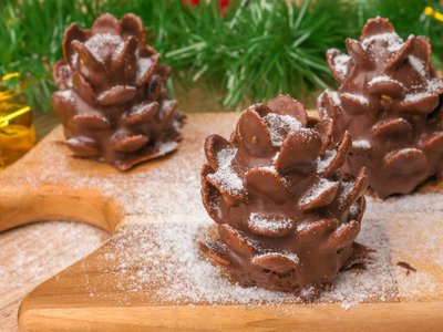 Trufa Pinha para o Natal