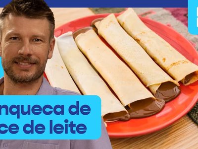 Panqueca de doce de leite
