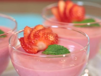 Receita de Receita de Mousse de Morango