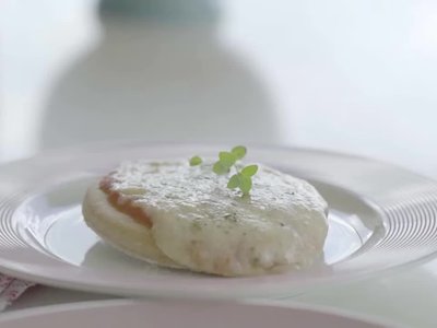 Receita de Mini Pizza de Queijo
