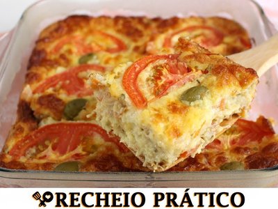 Torta de Tapioca com Atum