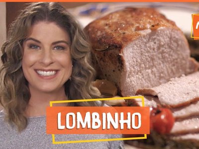 Lombo de Porco Assado com Ervas e Tomates