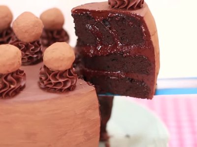 Receita de Bolo Trufa de Chocolate
