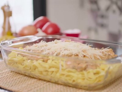 Macarrão ao Estrogonofe