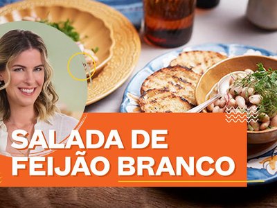 Salada de Feijão Branco Marinado
