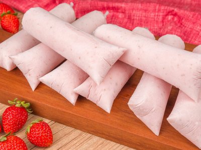 Geladinho Mousse de Morango