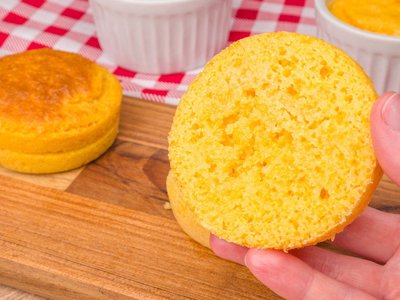 Pãozinho de Milho na Airfryer