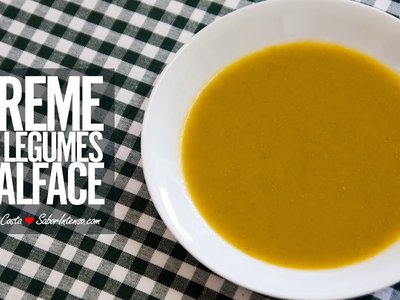 Creme de Legumes e Alface