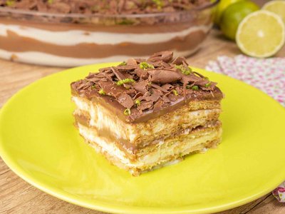 Pavê de Limão com Chocolate