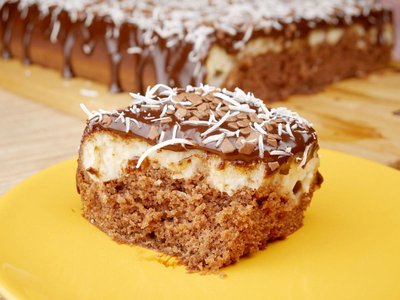 Bolo Bomba que já sai recheado do forno de Prestígio