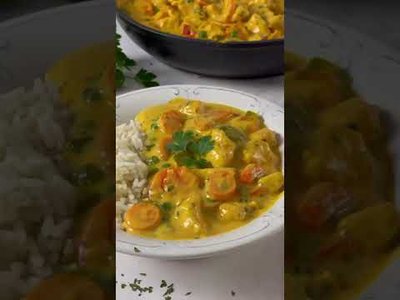 Frango Cremoso com Legumes