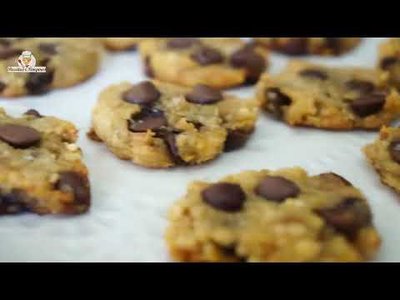 Cookies de Banana, Quinoa e Chocolate (sem glúten)