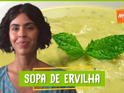 Sopa de Ervilha Vegana