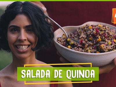 Salada de Quinoa com Beterraba, Abobrinha e Gengibre