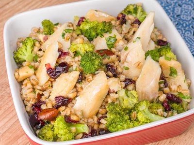 Salada de Cevadinha com Saithe