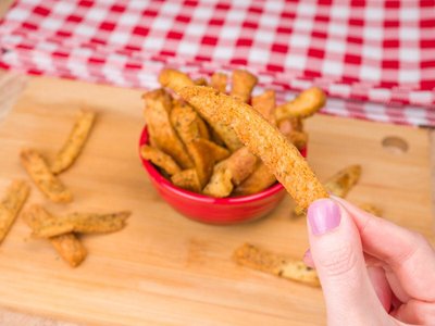 Torradas com Sobras de Pão de Forma Croutons